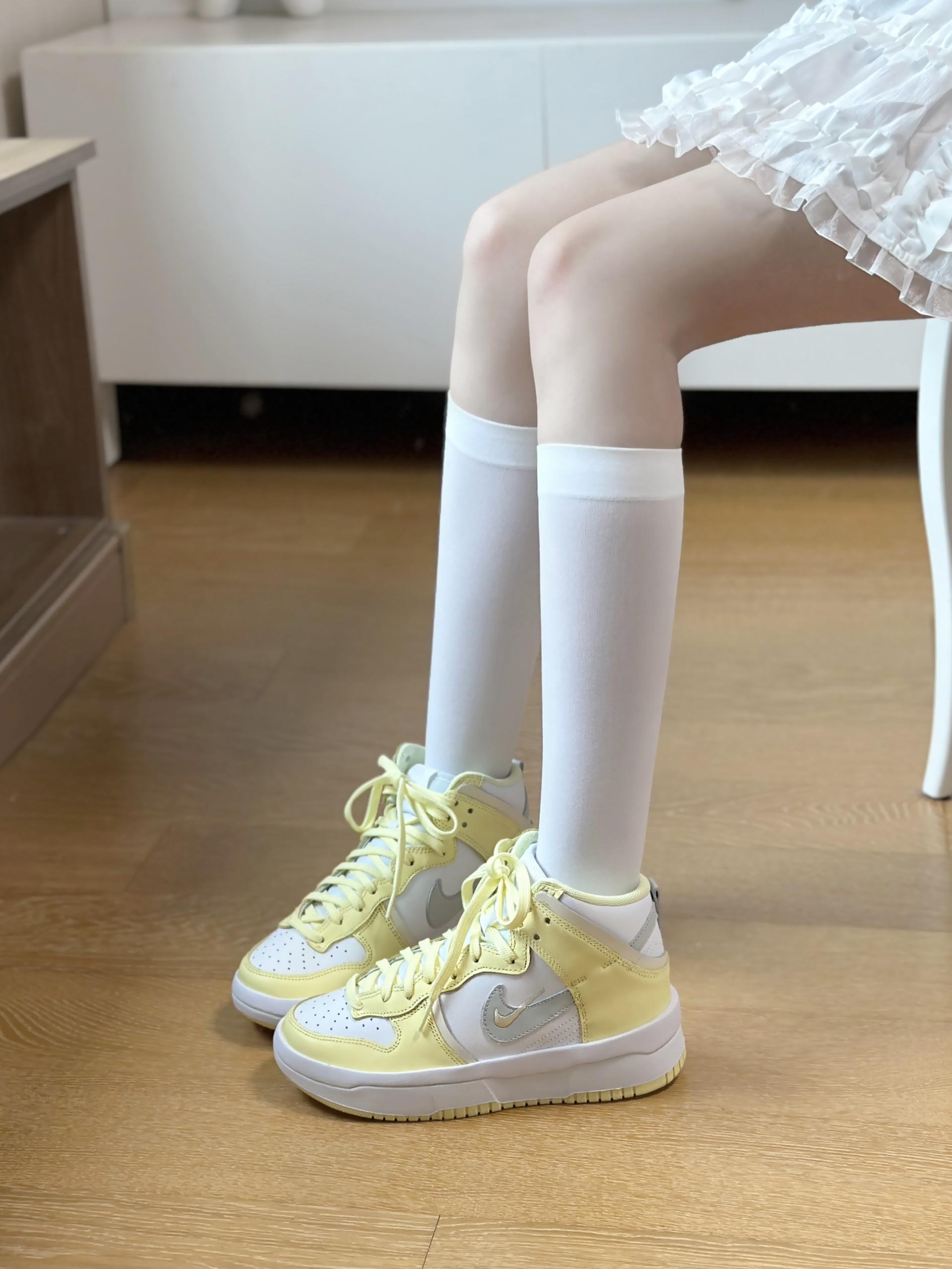 🧀🍌黄白dunk上脚效果~有点显腿细~